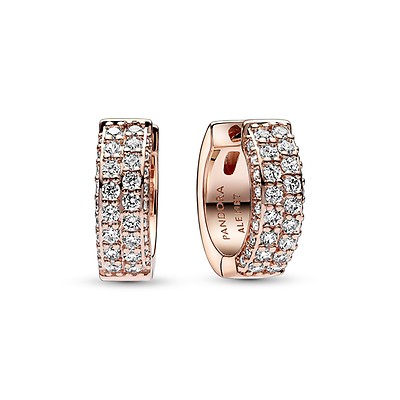 Pandora rose hot sale gold studs