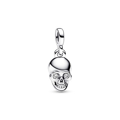 Pandora sparkling hot sale skull charm