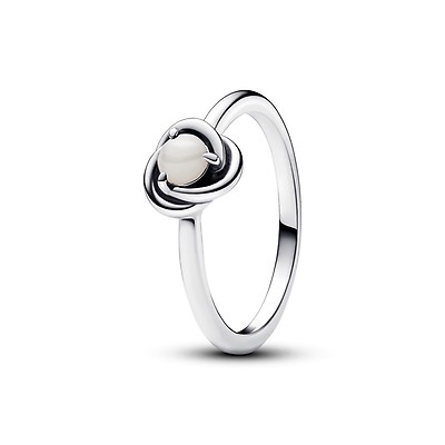 Pandora silver love 2025 knot ring