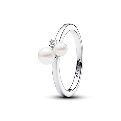 Contemporary pearl hot sale ring pandora