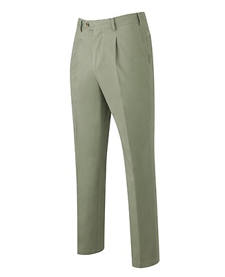 pleat front chinos