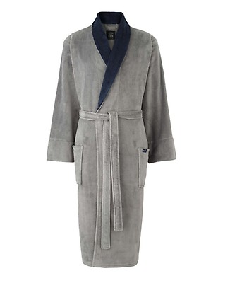 white fleece dressing gowns