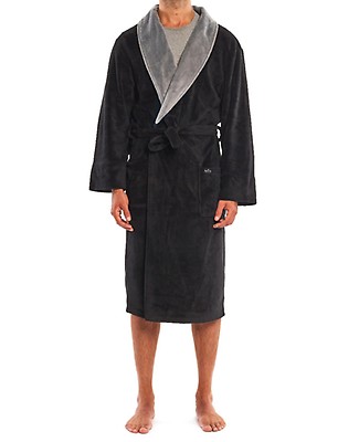 slim fit dressing gown