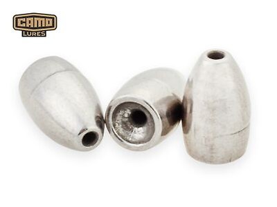 Tungsten Worm Weights For Bass Fishing - Bullet Shaped Sinke
