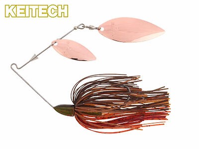 C.S. Lures 1/2 oz Spinnerbait Carolina Craw / Double Willow