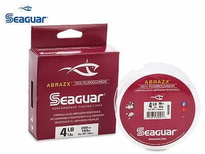 Seaguar Red Label 100% Fluorocarbon Fishing Line 8lbs, 200yds Break  Strength/Length - 08RM250 