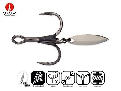 VMC 7239B Spinner Spoon Barbless from