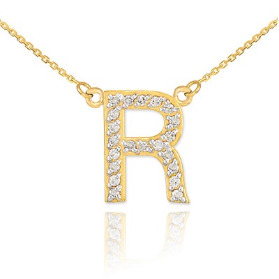 Letter r sale pendant