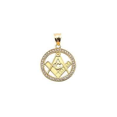 Masonic on sale necklace pendant