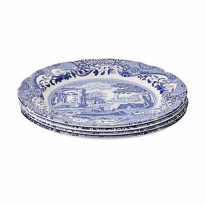 Blue Italian 5 Piece Place Setting