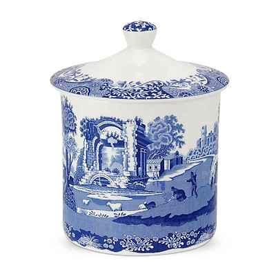 Blue Italian Spice Jars Set of 6 | Spode