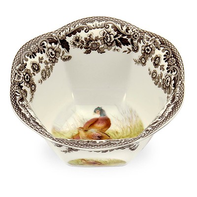 Woodland Octagonal Plate 9.5 Inch (Wood Duck) | Spode