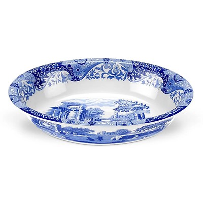 Blue Italian Square Serving Dish
