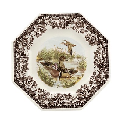 Woodland Octagonal Plate 9.5 Inch (Mallard) | Spode