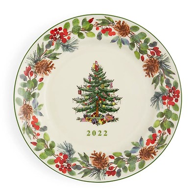 Spode Christmas Tree 2022 Collector Plate 10.5 Inch