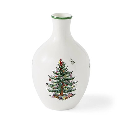 Spode Christmas Tree Posy Vase 10