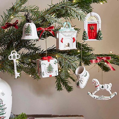 Christmas Tree Holiday Gift Box Ornament 2024