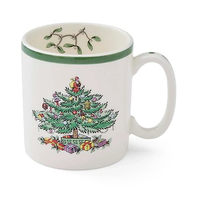 Christmas Tree Black & White Snowman Cookie Jar
