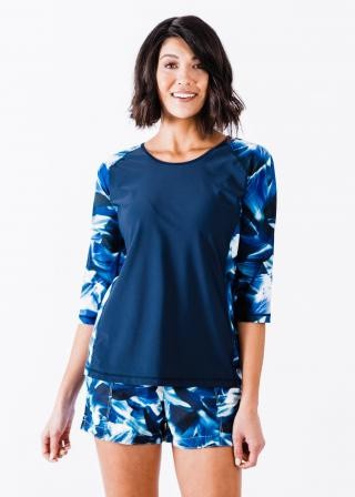 Loose Fit Margaux Swim Top With Short Board Shorts