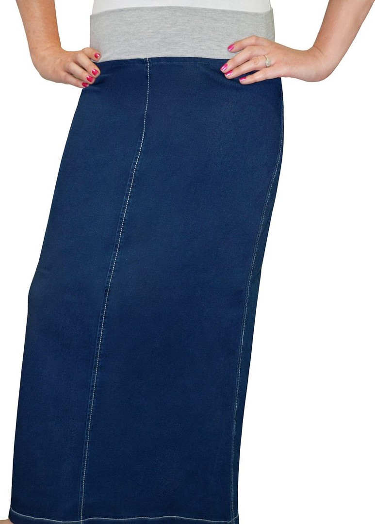 denim skirt maxi