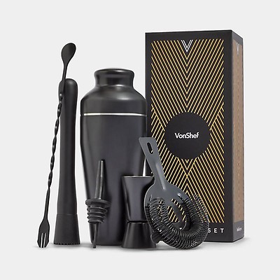 Steel Parisian Cocktail Set | Cocktail Sets | VonShef