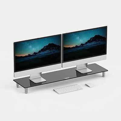 Quad 4 Fach Tischhalterung für LED und LCD Monitore bis 27 Zoll VESA 75x75 100x100 HALTERUNGSPROFI OFFICE-148Q