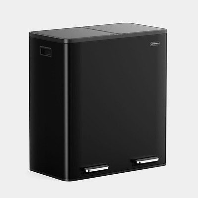 Kitchen Recycling Bin| Double Bin | 60L | VonHaus