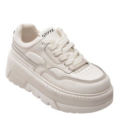 Pantofi sport GRYXX albi, 351210, din material textil