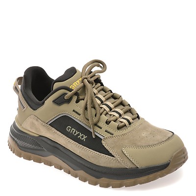 Pantofi sport GRYXX alb-negru, 351216, din material textil