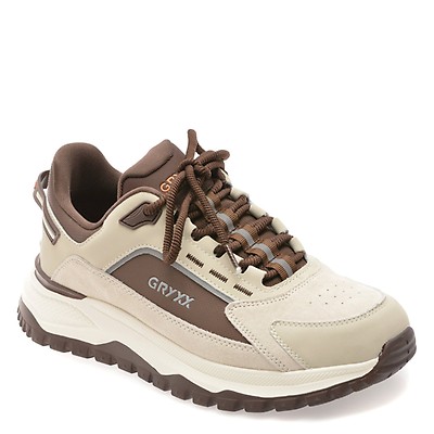 Pantofi sport GRYXX albi, 6882, din piele naturala | Gryxx Romania