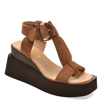 Sandale GRYXX maro, 4842611, din piele intoarsa