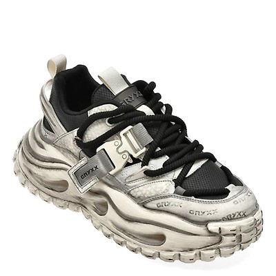 Pantofi sport GRYXX gri, 9078, din piele ecologica