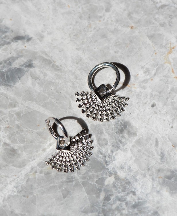 Silver hoop hot sale earrings nz