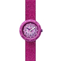 Montre Flik Flak Rose Tennis Vintage - Pour Enfant - Fonctionne - Occasion