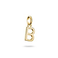 Thomas Sabo Charm Club Connect Lettre C – Pendentif Plaqué Or 18k Sur Argent 925 Recyclé CC1209-413-39