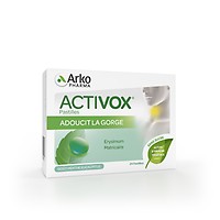 ARKOPHARMA Activox Adoucit La Gorge Miel, Citron 24 pastilles