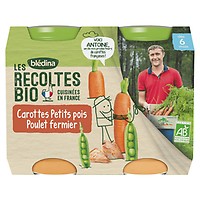 Blédina Les Récoltes Bio Pot Haricots Verts Pommes de Terre +4m 2