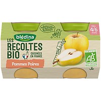 Prix de Blédina Les Récoltes Bio Carottes Petits Pois Poulet Fermier, 2 x  200 g, avis, conseils