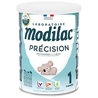 Modilac - Lait Infantile en Poudre Actigest 1 - Formule Épaissie - Fabriqué  en France Sans Huile de Palme - 1er Age, de 0 à 6 Mois - Lot de 3x800g :  : Epicerie