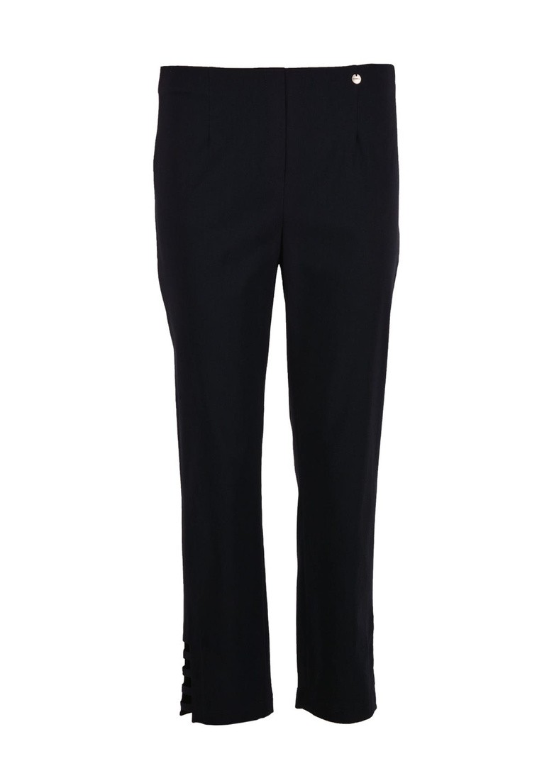 Robell Bella Ankle Grazer Trousers In Black - | Lakeland Leather