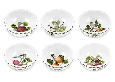 Portmeirion Pomona 5.5 inch Fruit Salad Bowls Set of 6 | Portmeirion