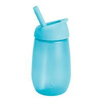 Munchkin® Any Angle™ Weighted Toddler Straw Cup with Click Lock™ Lid, 10  Ounce, Blue/Green, 2 Count (Pack of 1)