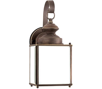 Sea Gull 89192EN3-71 Hermitage 1-Light Antique Bronze Outdoor Wall