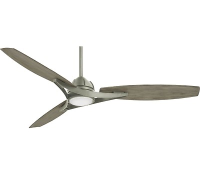Wind River 52" Droid Matte Black Finish 3 Blade LED Ceiling Fan WR1462MB 