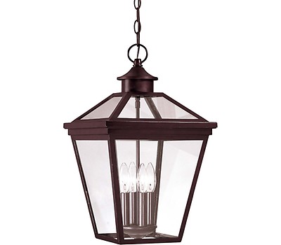 Savoy House-5-147-BK-Ellijay - 3 Light Outdoor Post Lantern Black