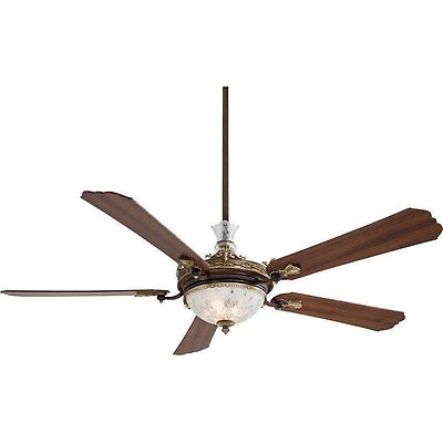Minka Aire F702L-BCW Volterra 52 Inch Belcaro Walnut Ceiling Fan