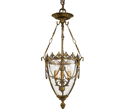 Metropolitan N6242-355 5 Light Pendant Zaragoza Golden Bronze