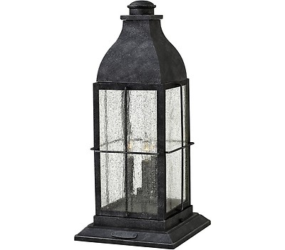 Hinkley 1671BK-LV Estate Series Edgewater LED 21 inch Black Outdoor Post  Mount Lantern, Low Voltage