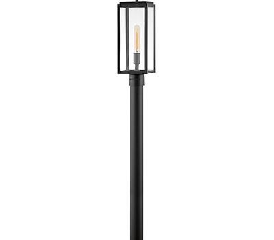 Hinkley 2327OZ-LV Manhattan 1-Light Oil Rubbed Bronze Outdoor Post