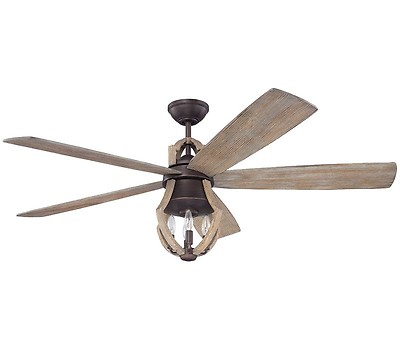Craftmade Aug60cw4 Augusta 60 Inch, Augusta 60 Inch Ceiling Fan With Light Kit By Craftmade